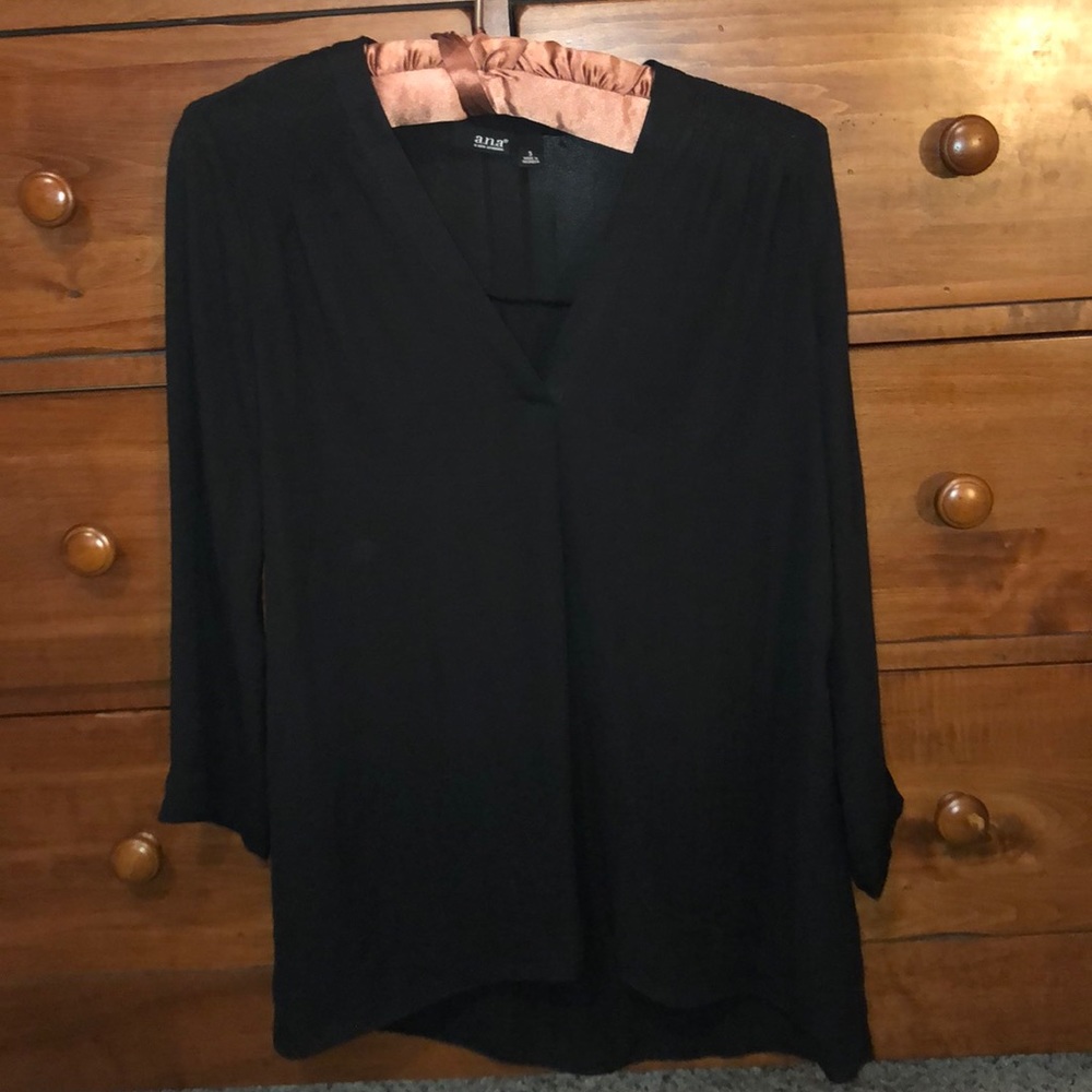 Women's black blouse